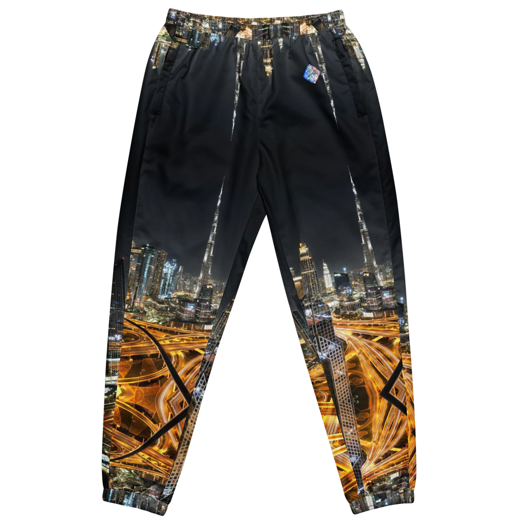 Dubai, United Arab Emirates Custom Skyline Digital Track Pants