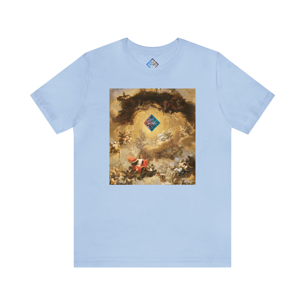 “The Coming” Artificially Intelligent, Digital Unisex Jersey Short Sleeve Tee