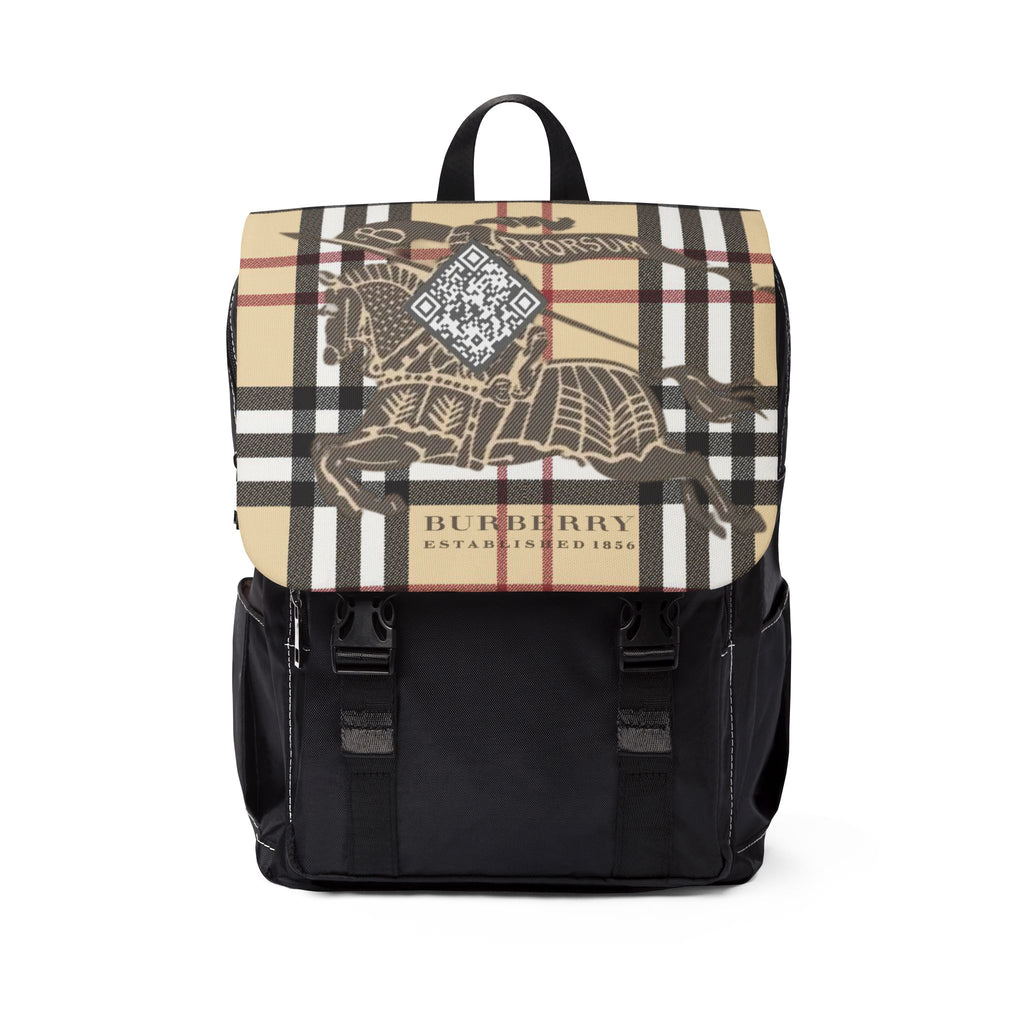 Burberry London Digital Tribute Unisex Casual Shoulder Backpack