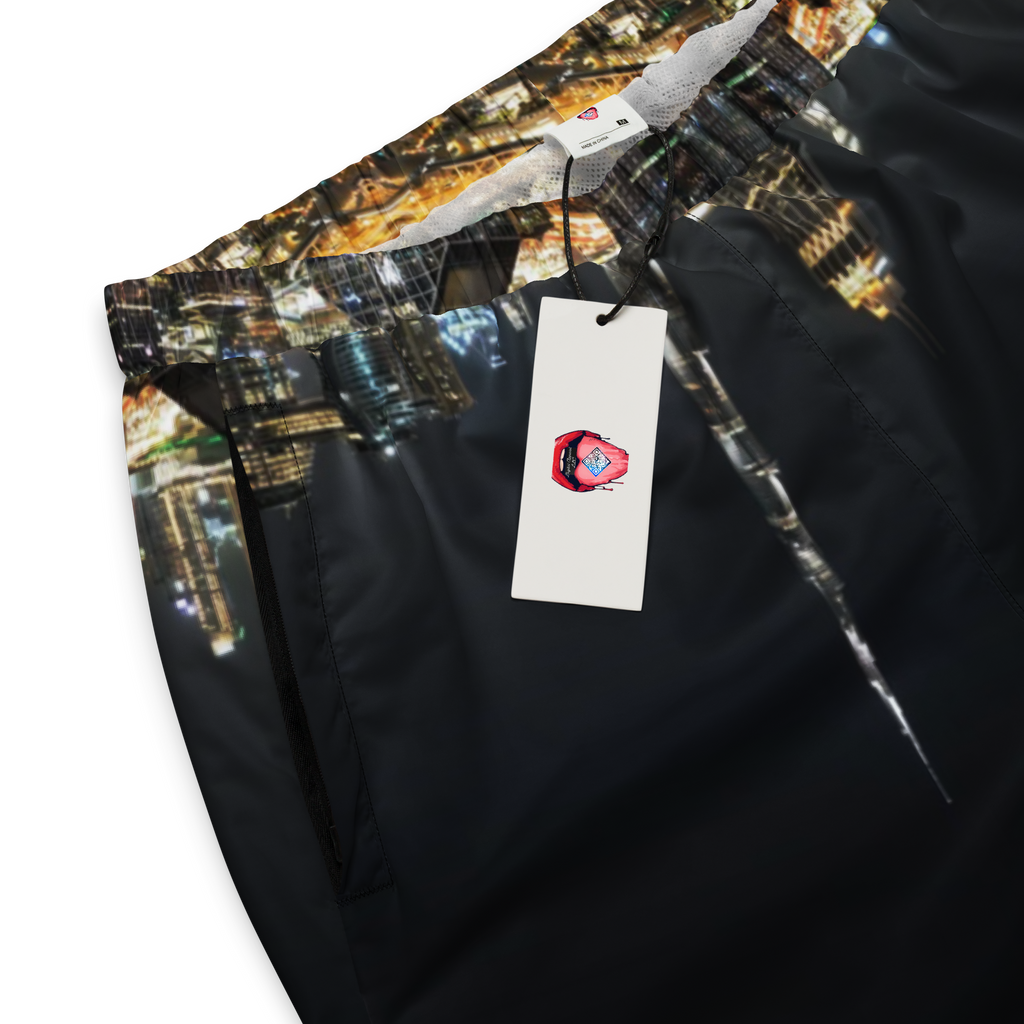 Dubai, United Arab Emirates Custom Skyline Digital Track Pants