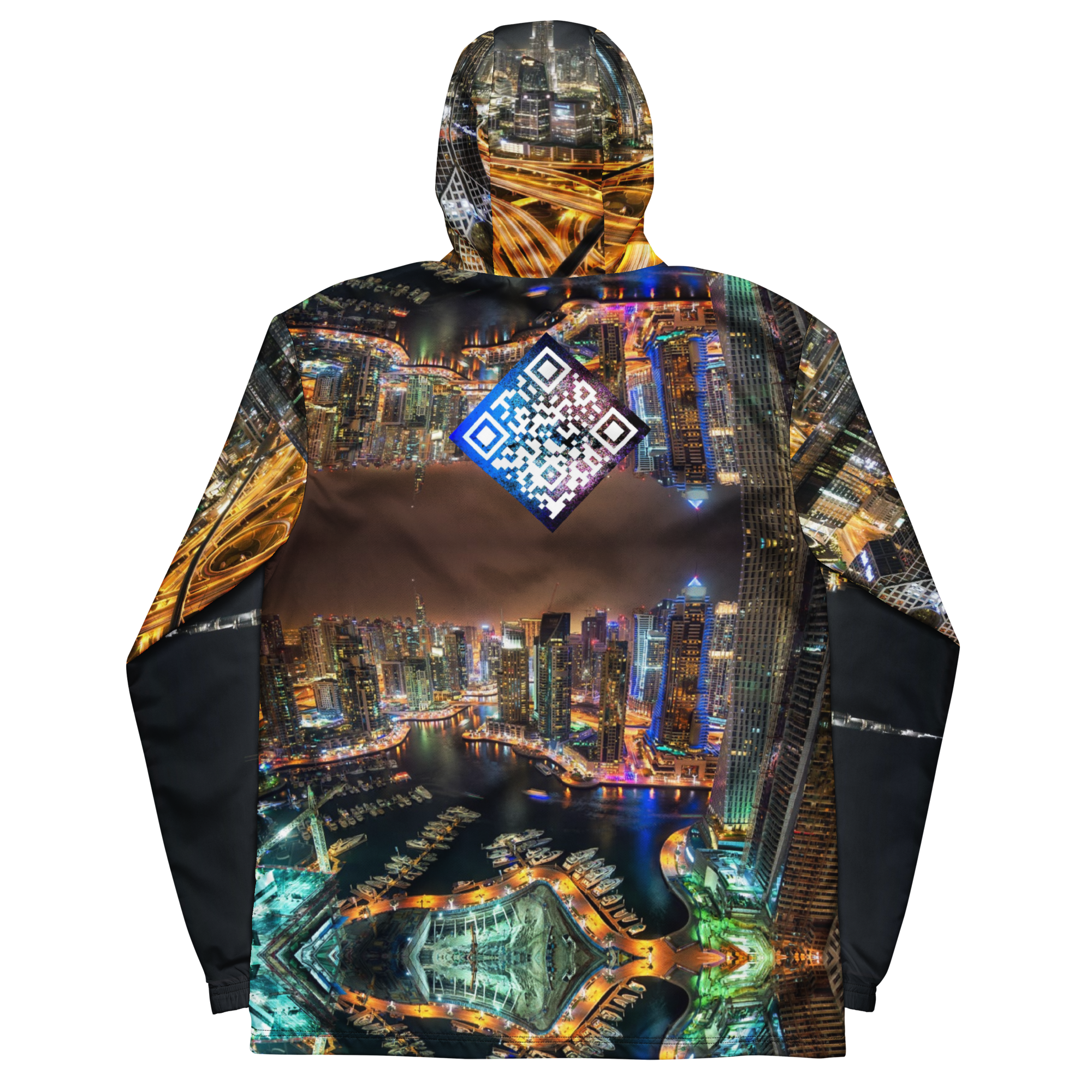 Dubai, United Arab Emirates Custom Skyline Digital Track Jacket
