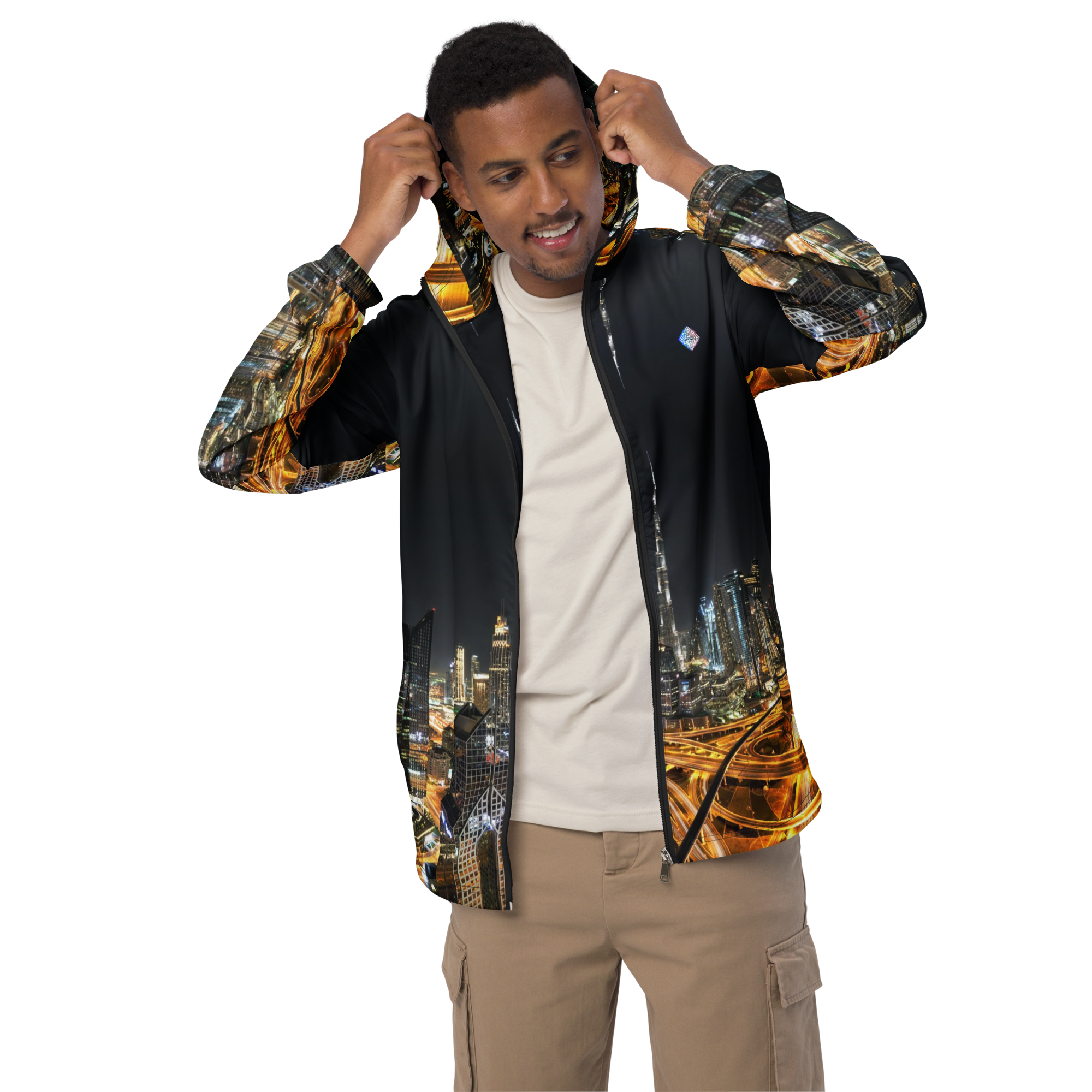 Dubai, United Arab Emirates Custom Skyline Digital Track Jacket