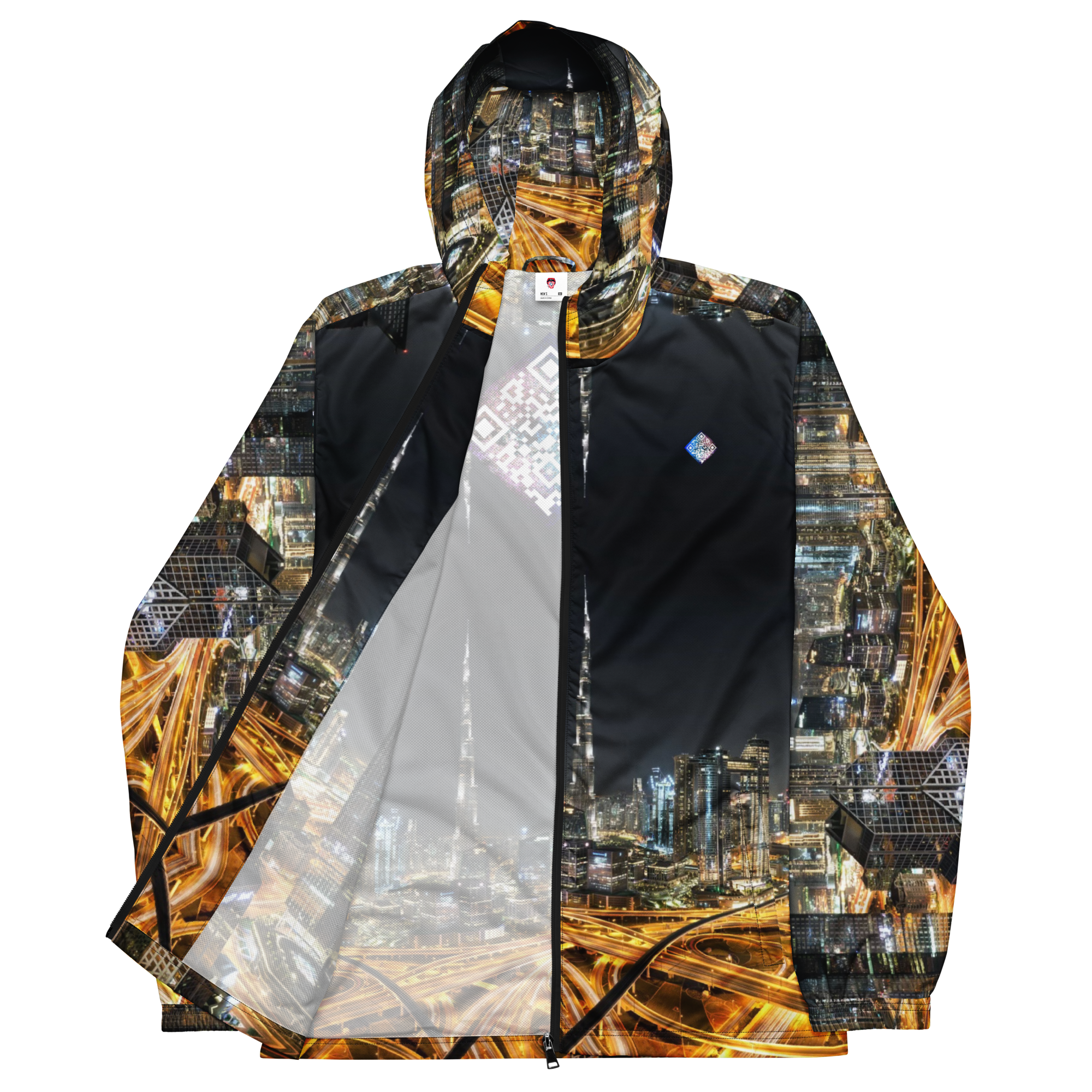 Dubai, United Arab Emirates Custom Skyline Digital Track Jacket
