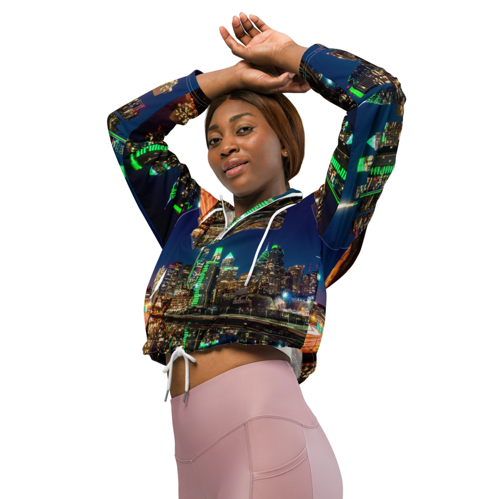 Philadelphia Custom City Line Cropped Digital Track Jacket