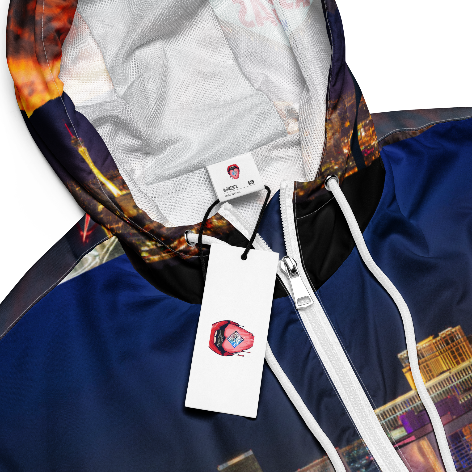 Las Vegas Custom City Line Digital Cropped Track Jacket