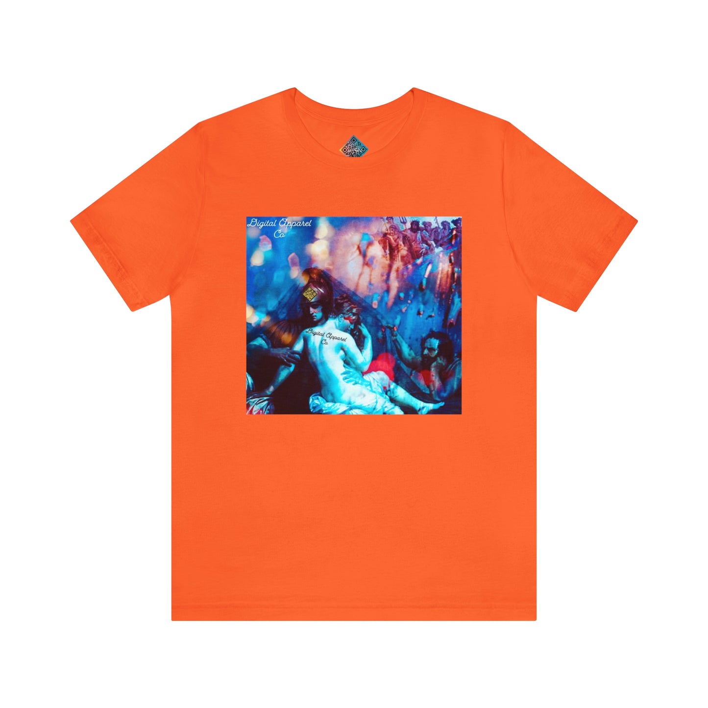 Adonis&Aphrodite Burning Hearts of Desire Unisex Jersey Short Sleeve Tee