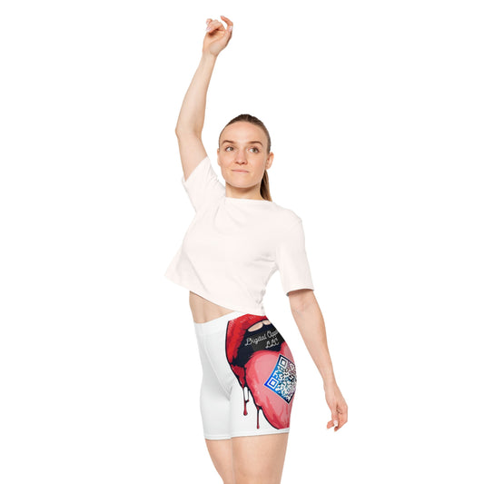 AI Digital Women's Biker Shorts (AOP)